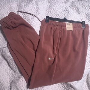 Nike woman’s  Brown Fleece Joggers